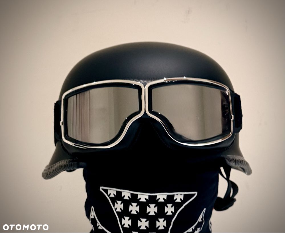 Kask czarny matowy german L - 2