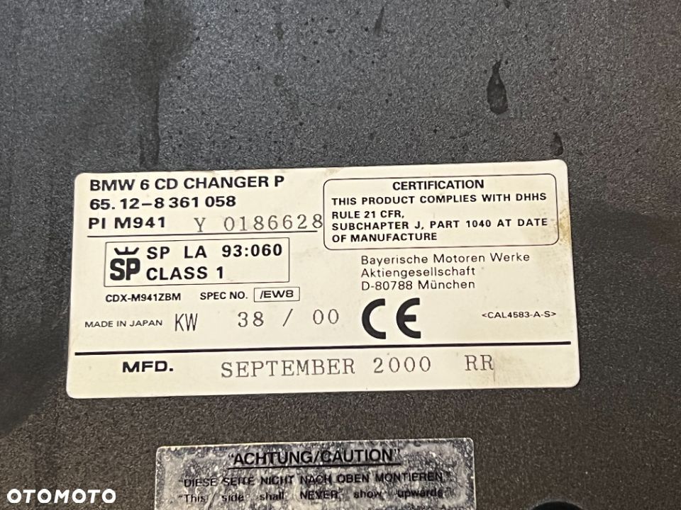 Zmieniarka CD rarytas Bmw e31 e34 e36 - 3