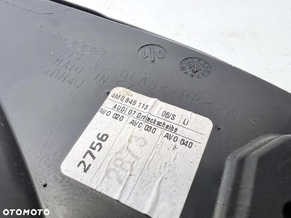 SZYBA BOCZNA DRZWI LEWY PRZÓD AUDI Q7 4M 4M0845113 - 8
