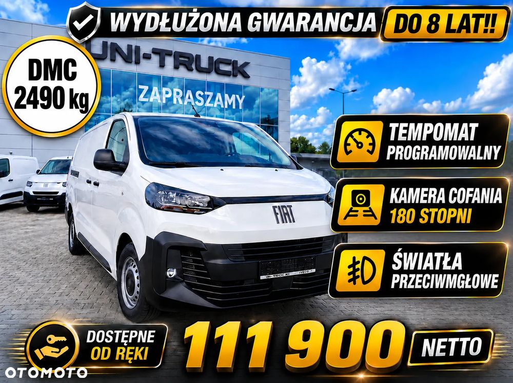 Fiat Scudo XL DMC 2490 kg bez tachografu Od ręki! - 2
