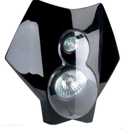 TRAILTECH LAMPA X2 HALOGEN 36T 70 WATT CZARNA - 1