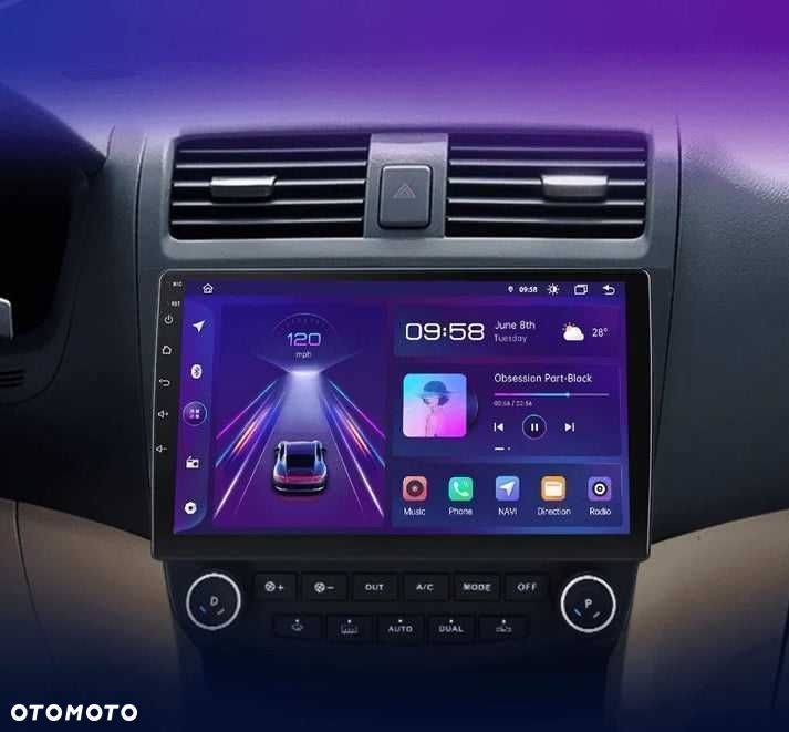 Radio nawigacyjne Honda Accord 7 (2003 - 2008) Carplay 2GB 32GB - 1