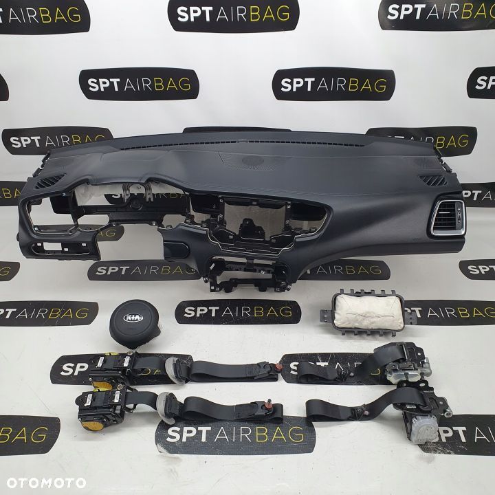 KIA PROCEED DESKA ROZDZIELCZA KONSOLA KOKPIT PULPIT PODUSZKI AIRBAG AIR BAG PASY KIT SET - 1