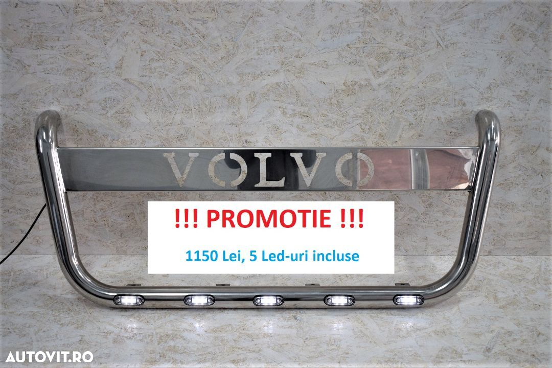 Bullbar suporti lumini si proiectoare Volvo Euro 5 Globetrotter / XL - 4