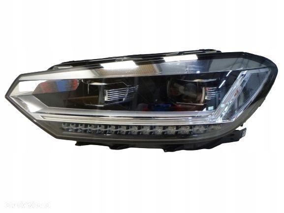 VOLKSWAGEN TOURAN II 2 REFLEKTOR LAMPA LEWY PRZÓD PRZEDNIA 8 PIN FULL LED ORYGINAŁ - 1