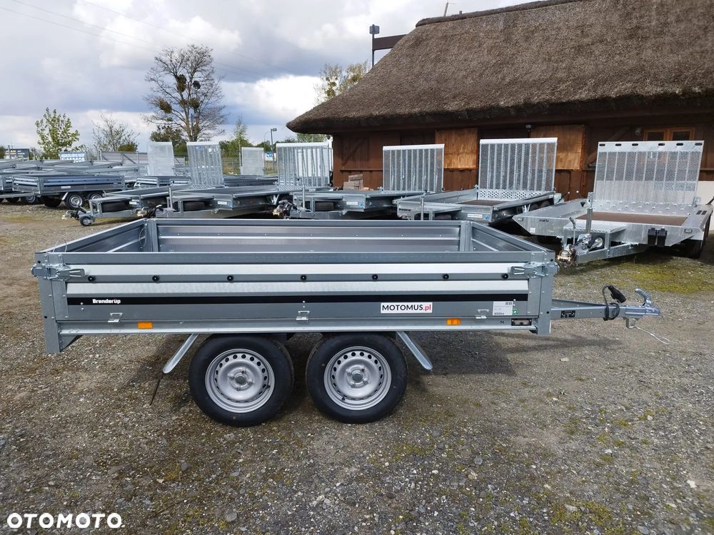 Brenderup Przyczepa Brenderup 3251ST UB 250x142x35 2 osie koła pod spodem DMC 750 kg mocna Hit Cenowy - 4