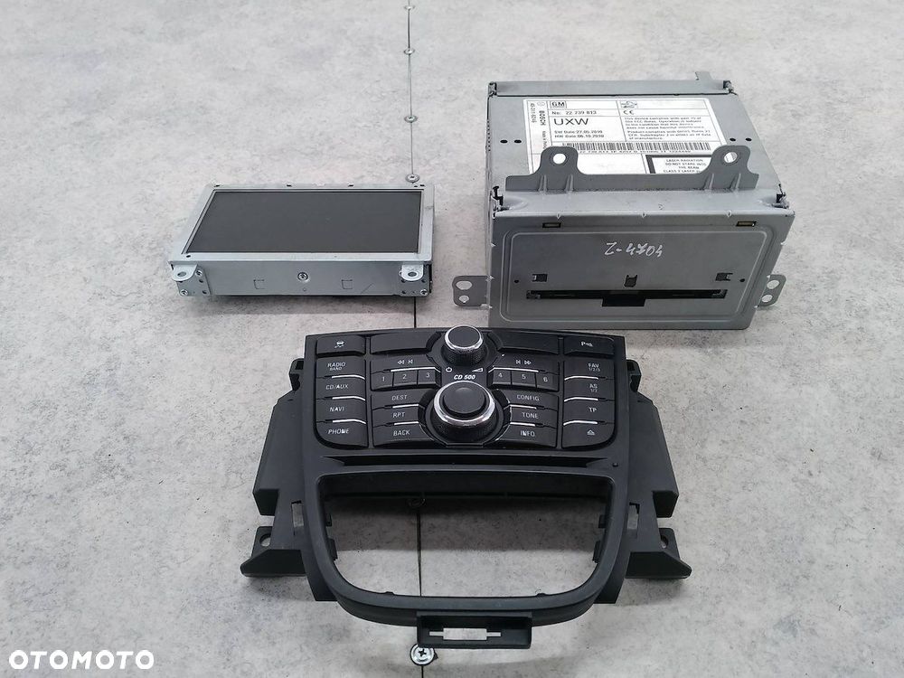 ZESTAW MULTIMEDIALNY OPEL ASTRA J 20935346 22739813 13346052 28273790 BOSCH - 2