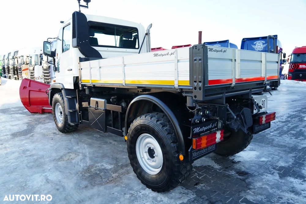 Mercedes-Benz UNIMOG U300 / 4X4 / BASCUNĂTOR 3 LATE / PLUG / MUNICIPAL / CUPLĂRI HIDRAULICE / EPS + AMBREIAJ - 13