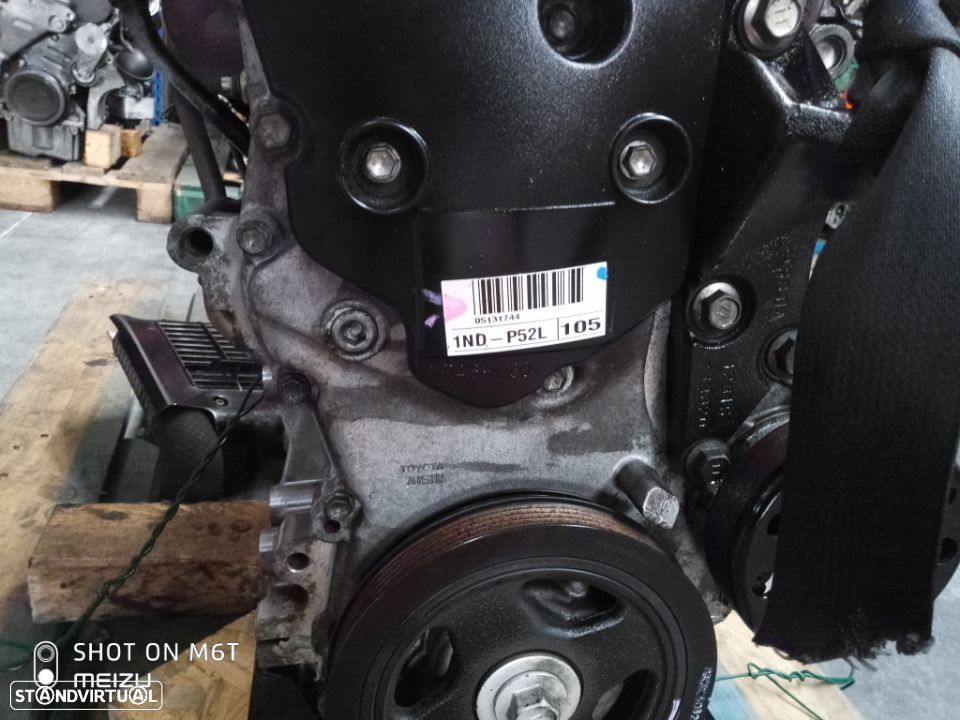 Motor Toyota Corolla 1.4D D4D Rfe: 1ND  2007 - 3