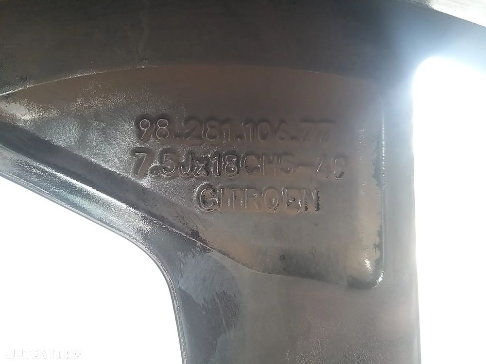 Janta aliaj r18 citroen c5 aircross 9828110677 - 3