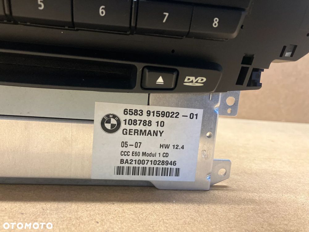CZYTNIK NAWIGACJI BMW E60 E61 RADIO CCC LIFT POLSKE MENU 9159022 DVD NAVI NAWIGACJA - 3
