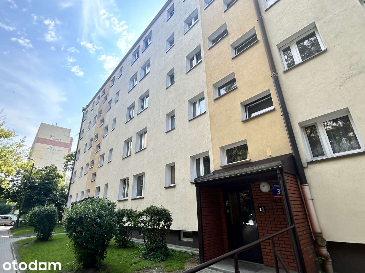 Na sprzedaż 2pokojowe mieszkanie z balkonem 36 m² 1. p Łódź – Dąbrowa