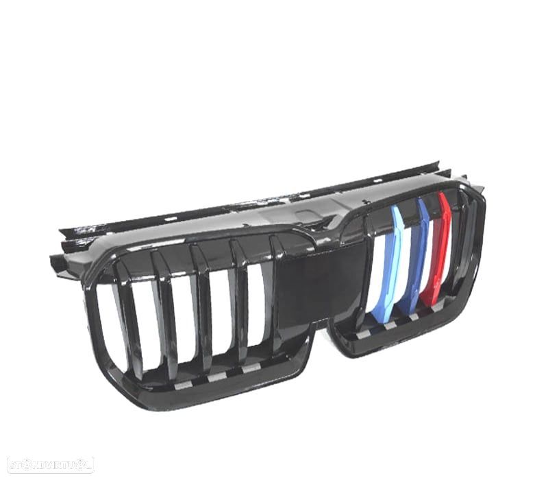 GRELHA BMW X1 U11 22- LOOK M PRETO BRILHANTE TRICOLOR - 3