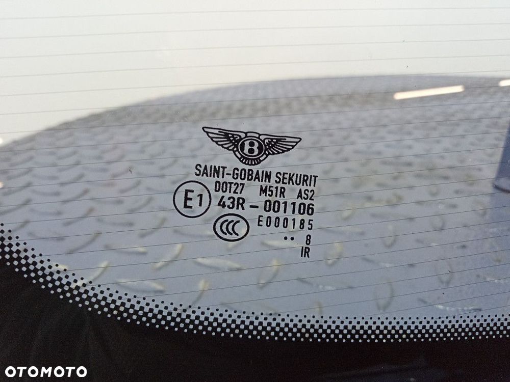 BENTLEY CONTINENTAL GT I COUPE SZYBA TYŁ TYLNA 08R - 2
