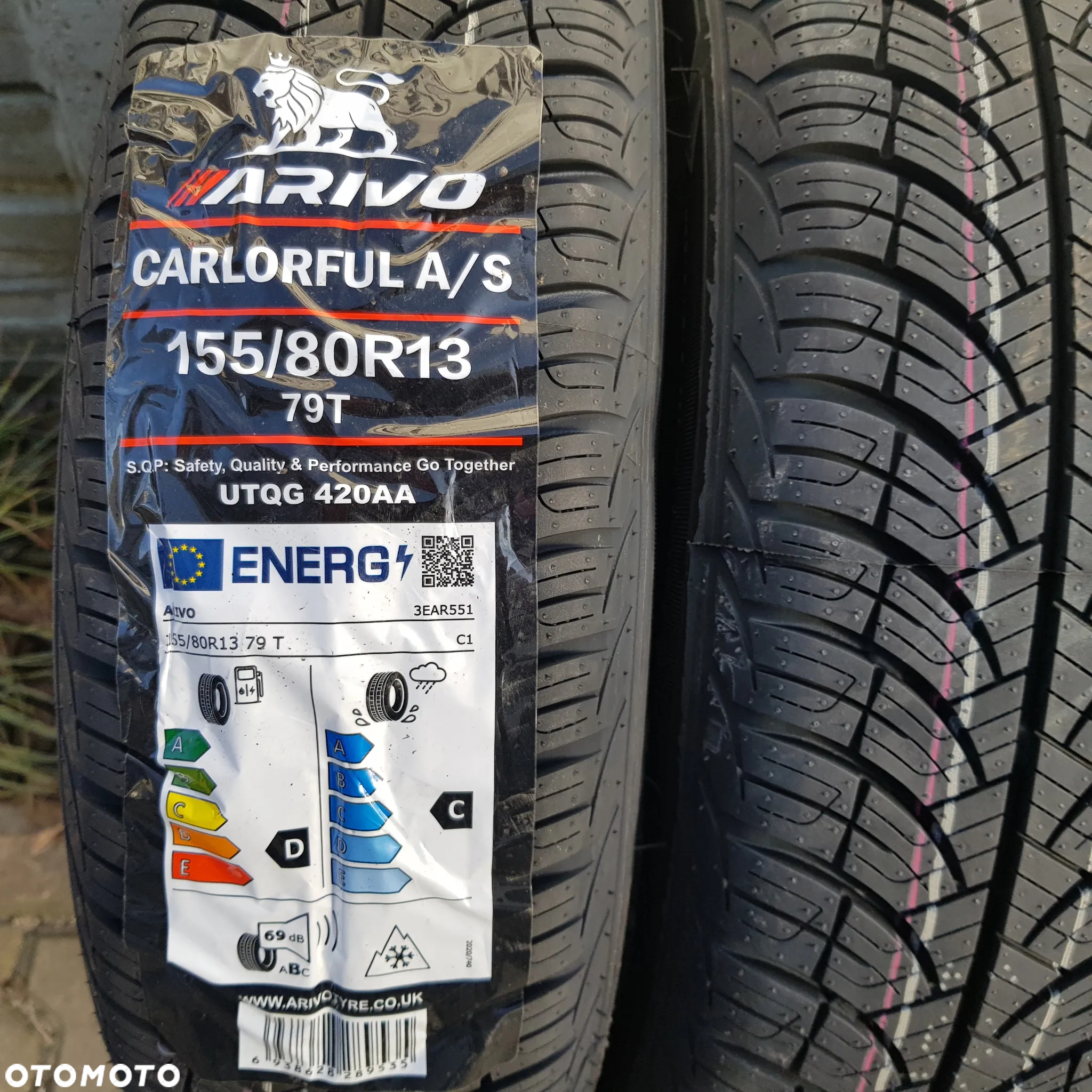 4x 155/80R13 Arivo Carlorful AS Komplet opon całorocznych - 2