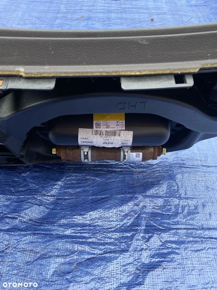 OPEL INSIGNIA A DESKA KONSOLA KOKPIT PODUSZKI AIRBAG PASY KOMPLET BRĄZOWA ORYGINAŁ - 8