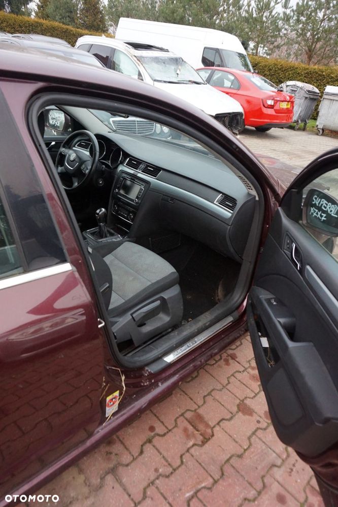 SKODA SUPERB LB LIFTBACK 2008 LF3X 2.0 TDI BMP 140KM KNS Rosso Brunello na części - 13