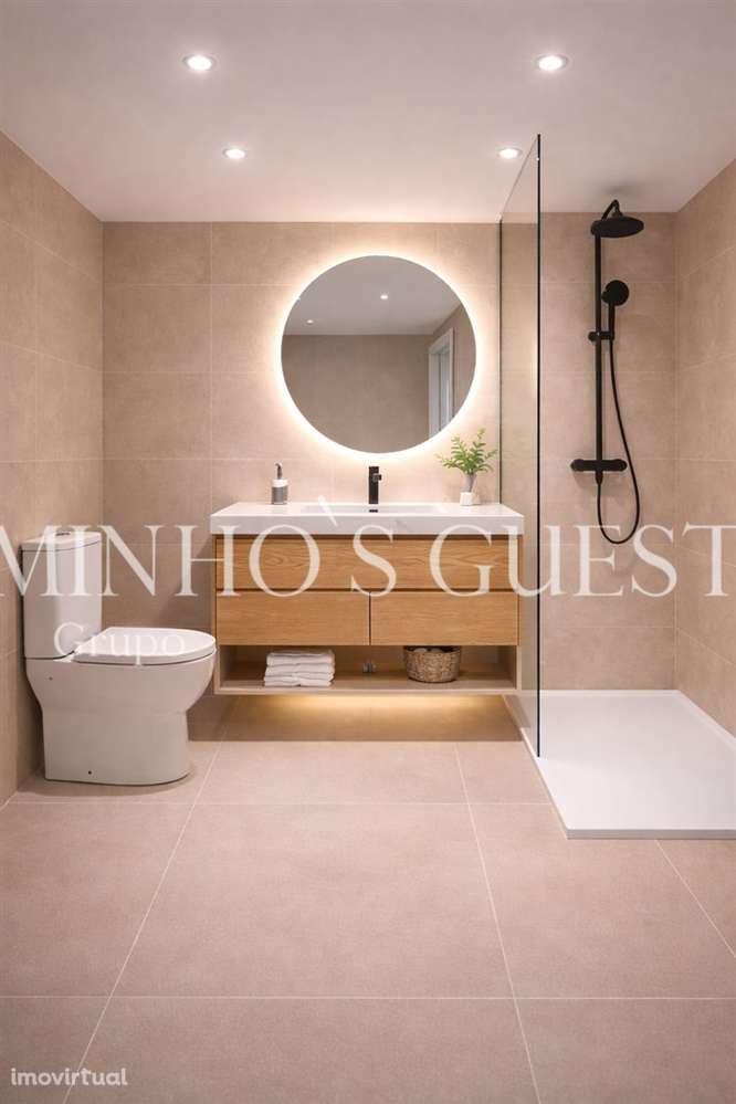 Apartamento T3 Totalmente Remodelado c/ varanda - Maximinos, Braga - Grande imagem: 4/8