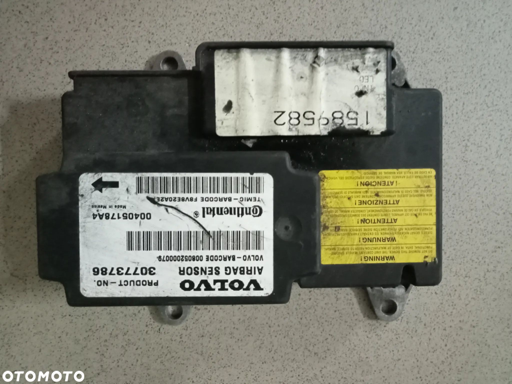 sensor poduszek volvo v 50 30773786 - 1