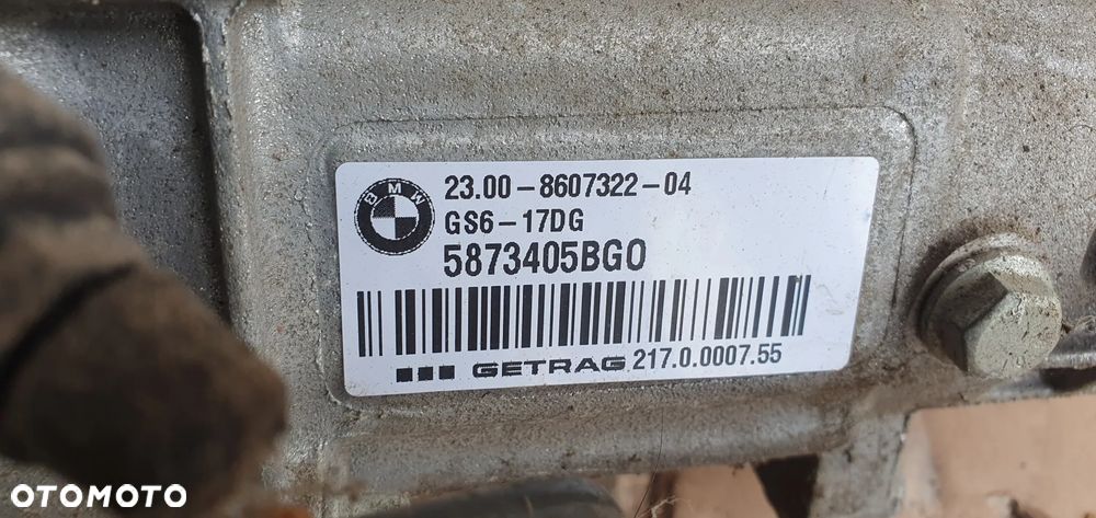 Skrzynia biegów manualna 6 biegów BMW 3 E90 GS6-17DG 2.0 D 8607322 - 7