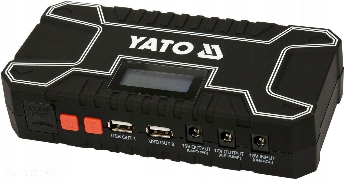 YATO URZĄDZENIE ROZRUCHOWE POWERBANK 12000mA WYŚWIETLACZ LCD 12V YT-83082 - 7