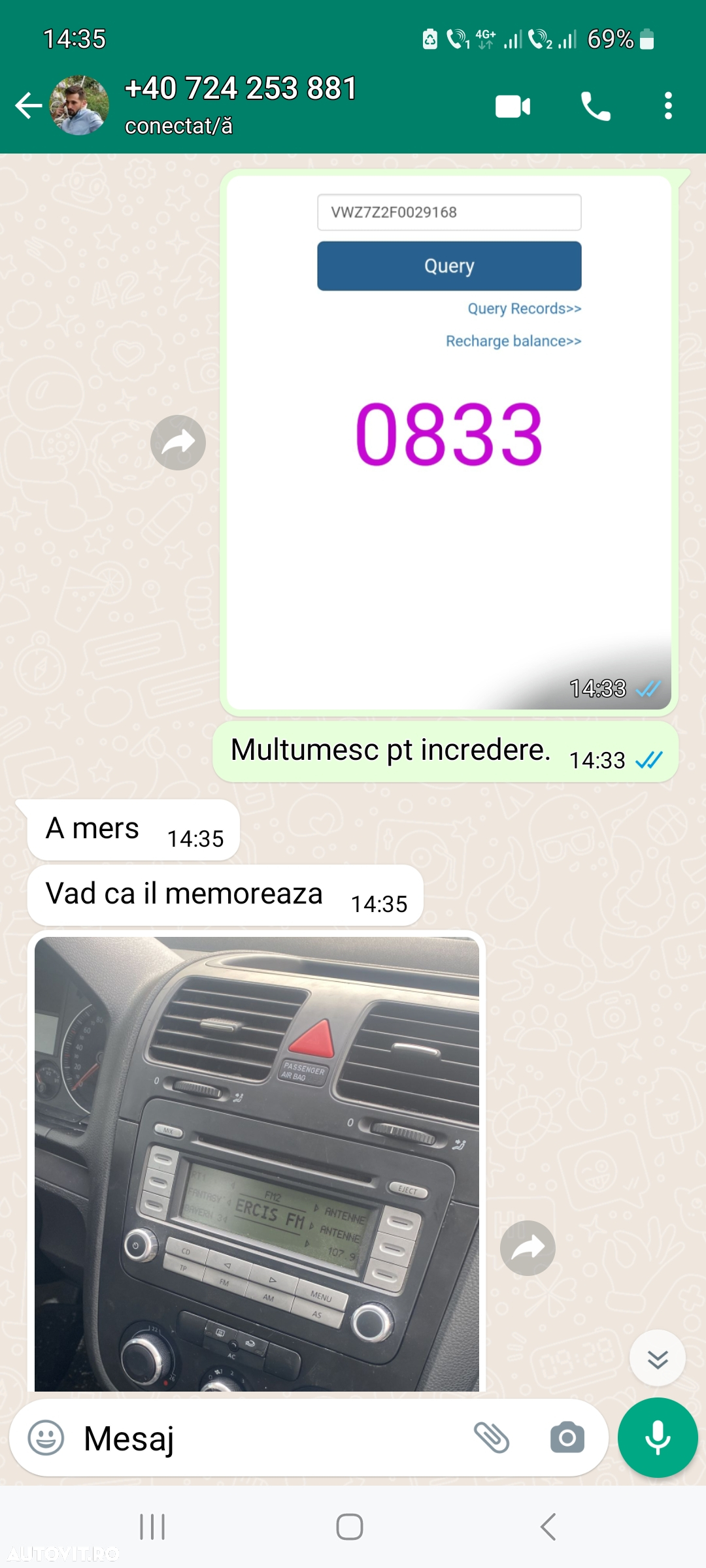 decodare pin safe radio auto - 9