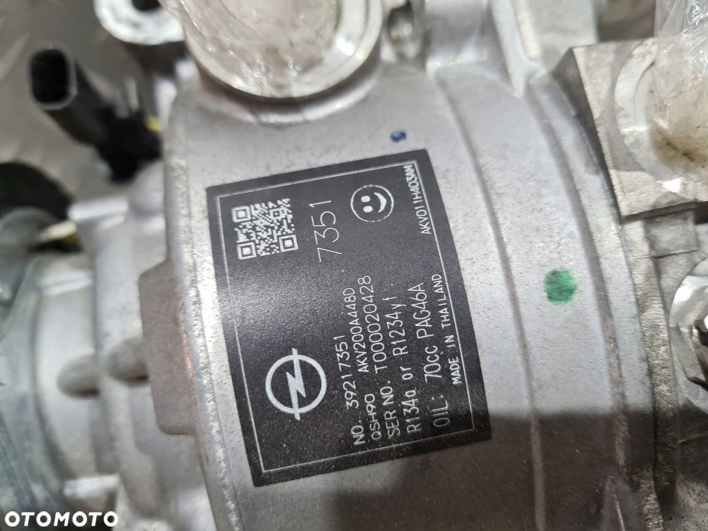 KOMPRESOR SPRĘŻARKA KLIMATYZACJI OPEL ASTRA K LIFT 1.2 TURBO - 5