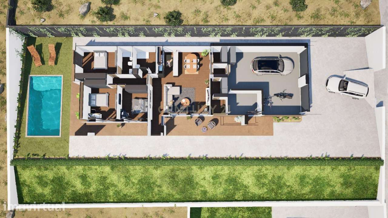 Terreno com projecto de habitação de moradia terrea - Grande imagem: 4/13