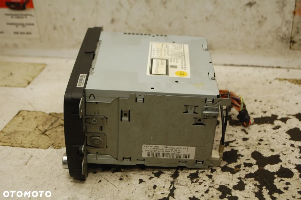 RADIO FABRYCZNE CD 1K0035186AA BLAUPUNKT/ BOSCH VW GOLF V KOMBI JETTA PASSAT B6 - 3