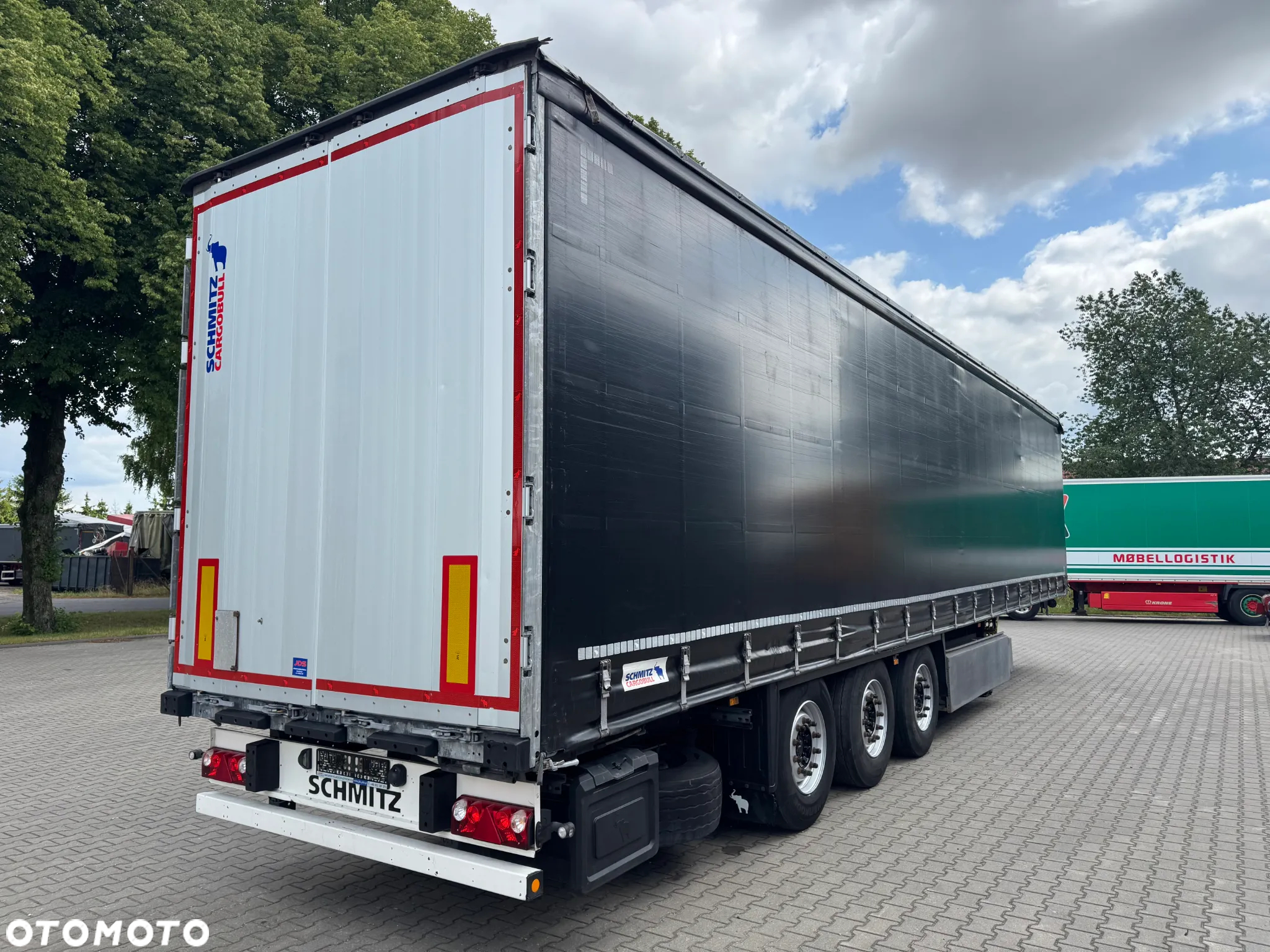 Schmitz Cargobull Firanka, Kosz na PALETY, oś podnoszona!! - 3