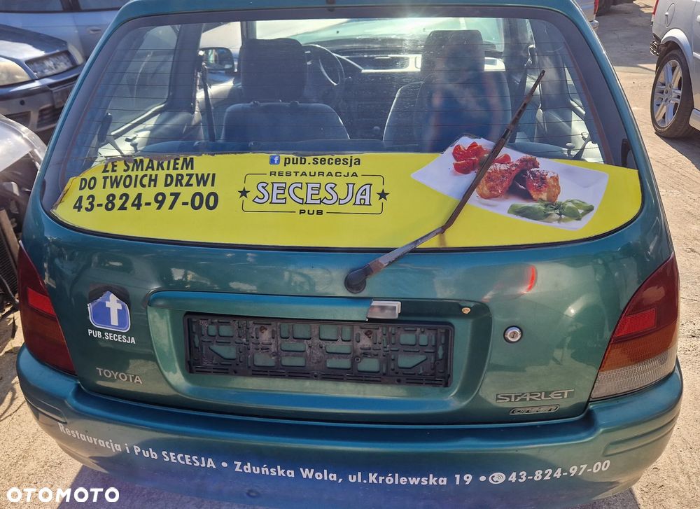 TOYOTA STARLET 1996- KLAPA BAGAŻNIKA - 1
