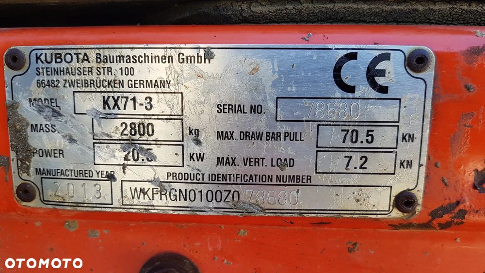Kubota KX71-3 - 5