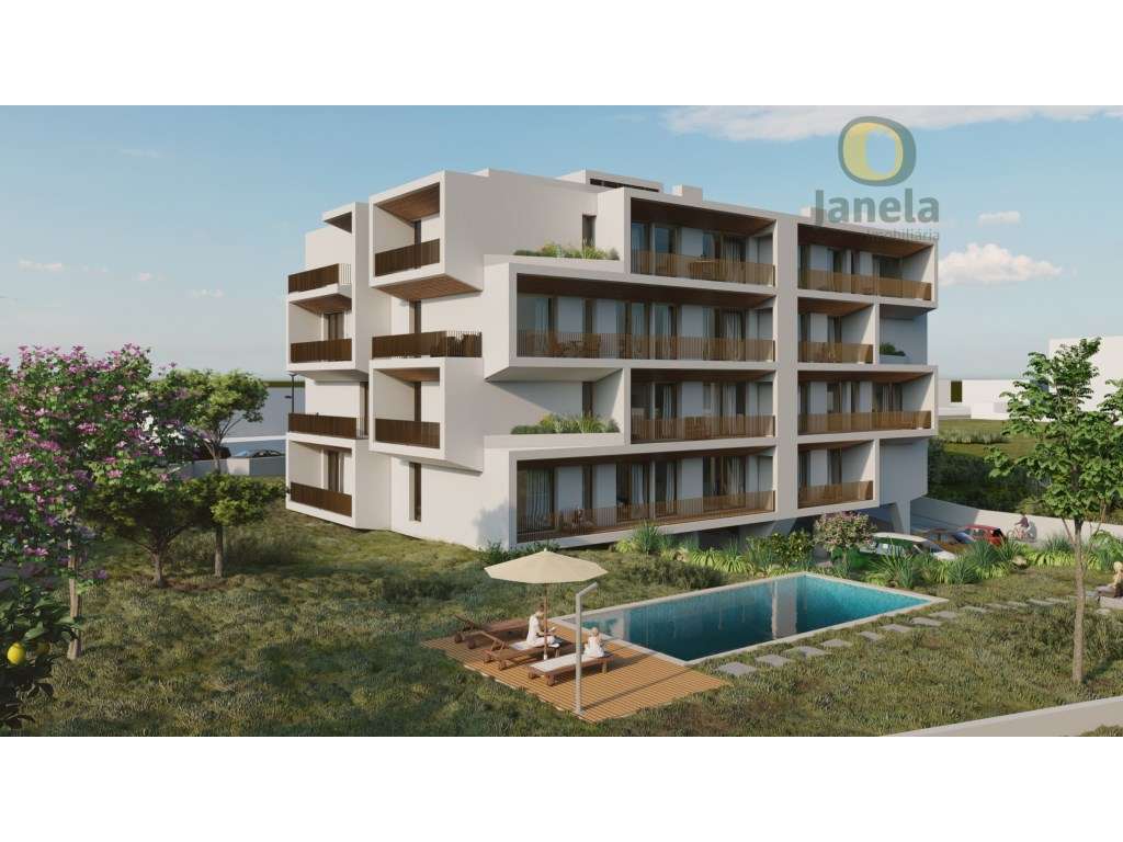 Maravilhoso T2 NOVO com piscina, jardim e garagem, perto do Aeropor... - Grande imagem: 3/8