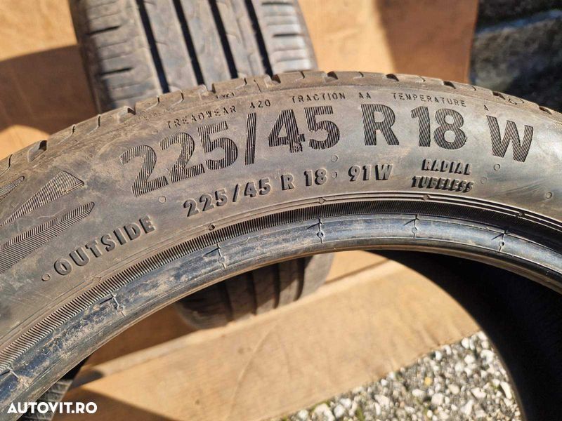 2 Anvelope de vara Continental R18 225/45 DOT0524 - 6