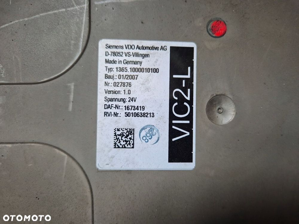 KOMPUTER STEROWNIK SILNIKA VIC PAKIET STARTOWY DAF 45 LF EURO 4 4.5L 4 CYL. - 2