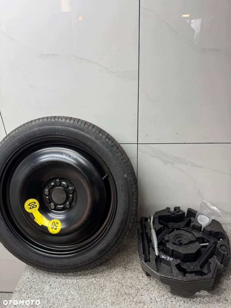 koło dojazdowe 125/80r18 volvo xc90 2015- 31362275 wkład bagaznika et20 - 1