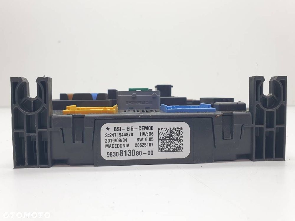 STEROWNIK MODUŁ BSI PEUGEOT 5008 II 9830813080 EUROPA - 2