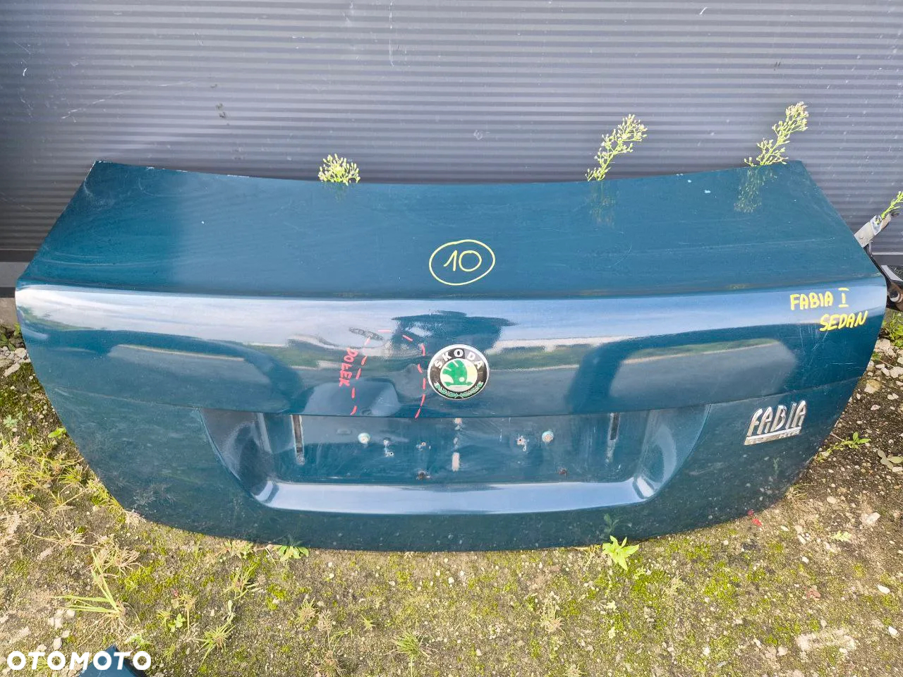 SKODA FABIA I ZDERZAK ZŁOTY ZIELONY KLAPA BŁOTNIK REFLEKTOR LAMPA PAS PRZEDNI WZMOCNIENIE - 12