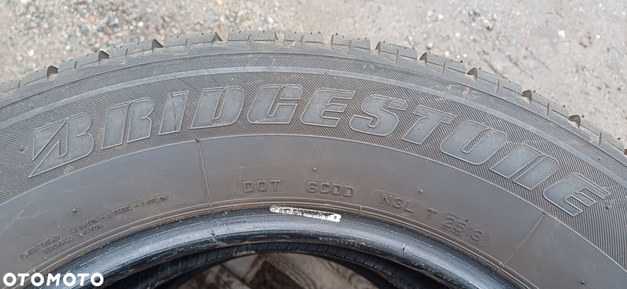 235/60R17 102H BRIDGESTONE , dwie używane opony zimowe. - 5