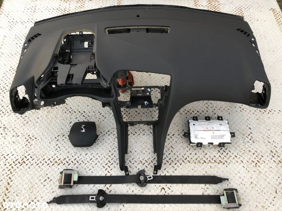 CITROEN DS5 DESKA KONSOLA KOKPIT PULPIT PÓŁKA PARAPET PODUSZKI AIRBAG FOTELA KURTYNA naprawa Raz2 !! - 3