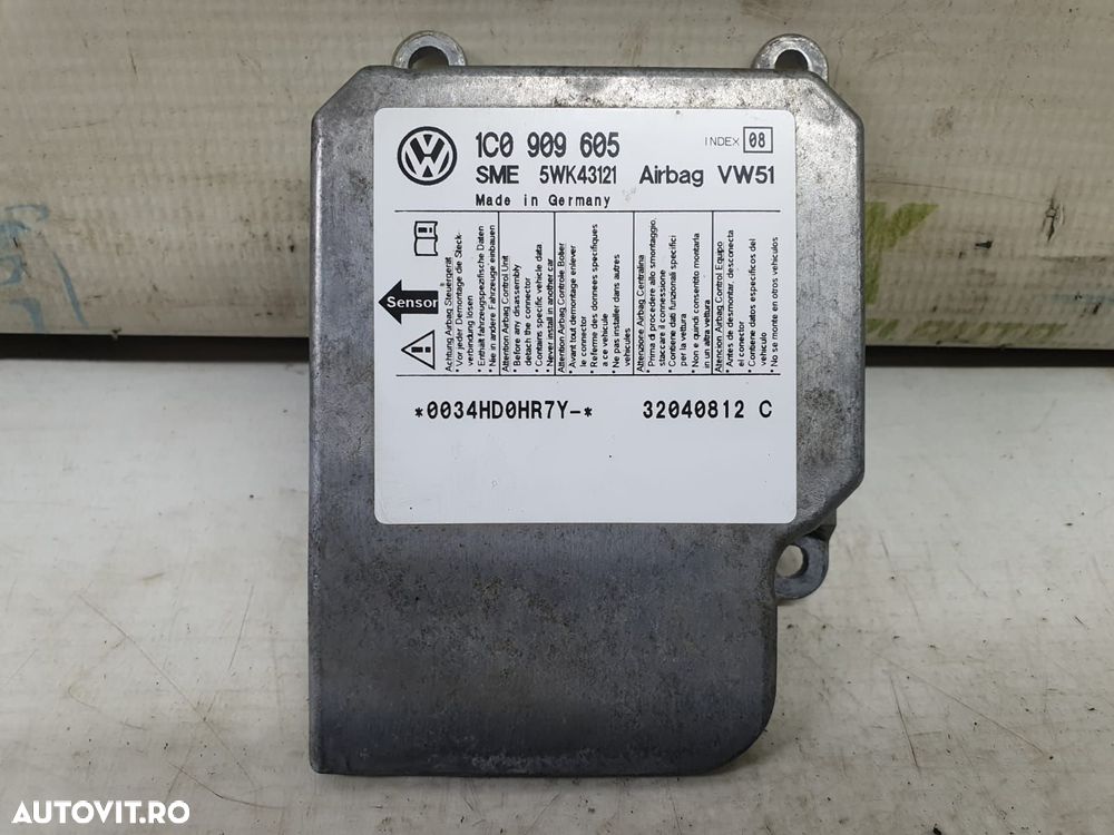 Calculator airbag 1c0909605 5wk43121 Volkswagen VW Transporter T5 [20 - 2