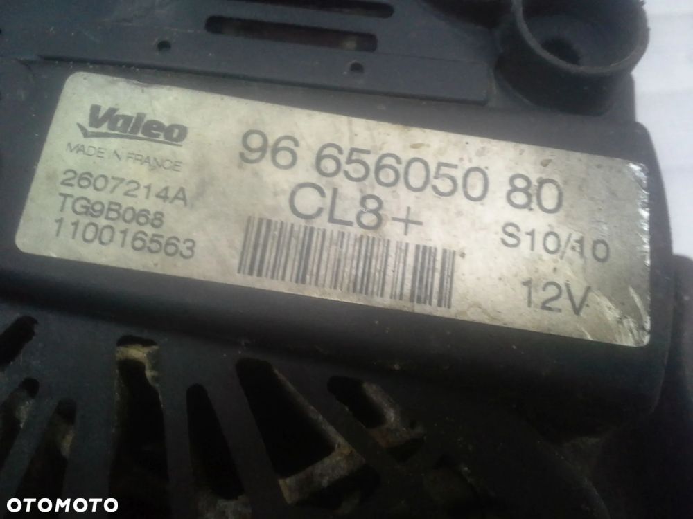 Peugeot Bipper 1.4 HDi alternator Valeo 9665605080  2607214A  TG9B068 - 6