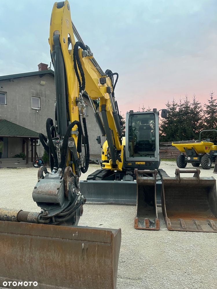 Wacker Neuson Koparka gąsienicowa KLIMA  3xramie łamane Wacker Neuson Et 90 KLIMA Deutz hydrozłącze hydrauliczne Liebherr SW33 LIKUFIX SWA33 + pilot auto hydrauliki 3 x łyżki org Liebherr 9 ton ET90 gumowe gasiennice 1 wł Cat 308 Jcb Yanmar atlas TEREX Liebherr złącze - 38