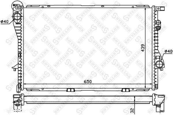 Chłodnica Wody Bmw 7 E38 1996-2000 2.5 TDS Nowa - 2