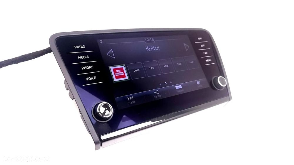 CZYTNIK NAWIGACJI WYŚWIETLACZ SKODA OCTAVIA III SUPERB III 5Q0035874B - 5