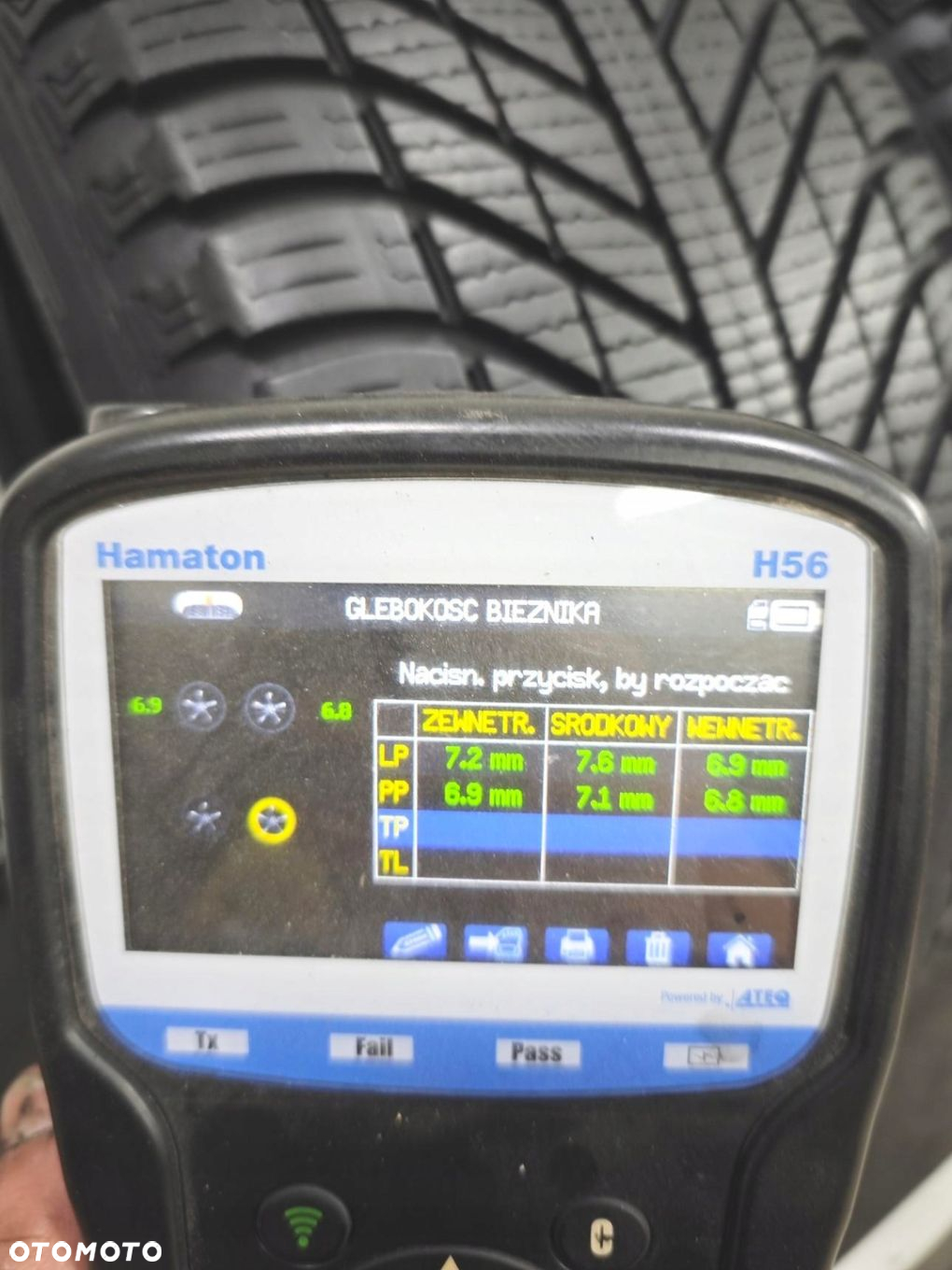 235/55r17 goodyear 2016 opony całoroczne 6,5mm 51423 - 9