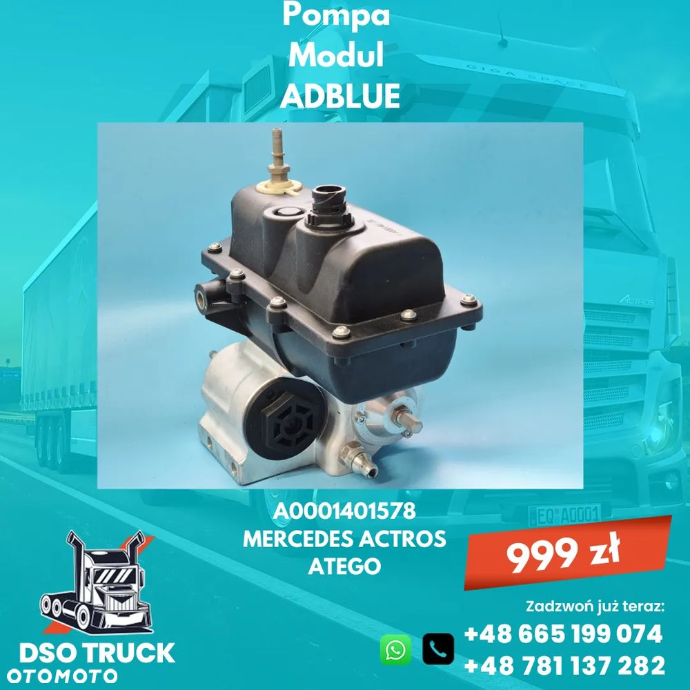 Pompa Modul ADBLUE A0001401578 MERCEDES ACTROS ATEGO OE - 1