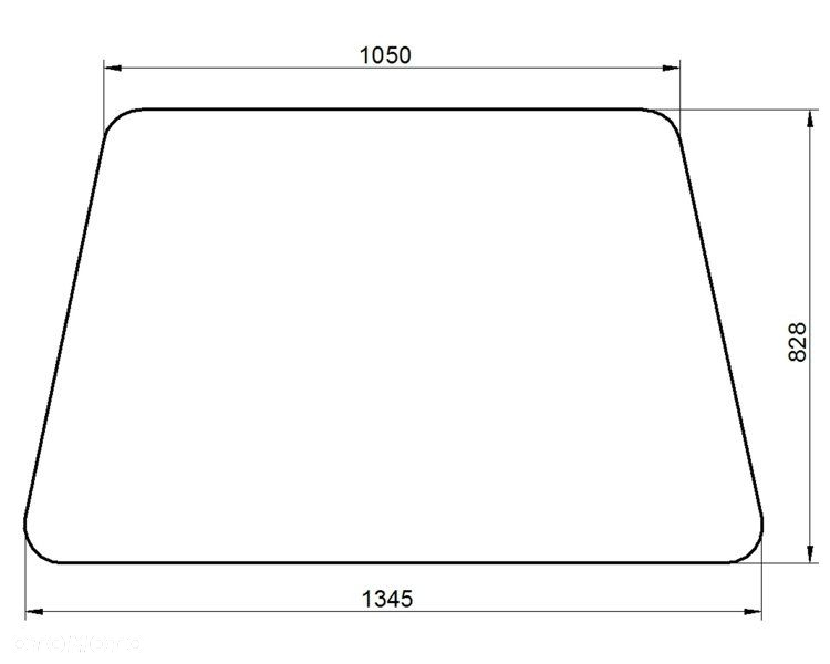 Szyba Szyby CAT PRZEDNIA 416B 426B 428B 436B 438B 446B nr 55 - 2