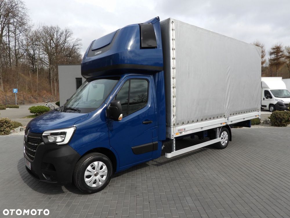 Renault MASTER PLANDEKA 10 PALET WEBASTO TEMPOMAT LEDY PNEUMATYKA KLIMATYZACJA  165KM - 20