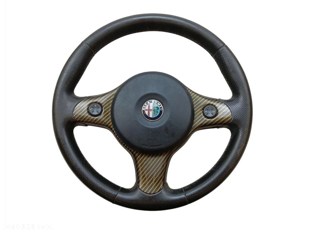 KIEROWNICA SKÓRA AIRBAG PODUSZKA MULTIFUNKCJA ALFA ROMEO 159 (05-11) - 1